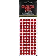 Sticker Set Color Foil Dots